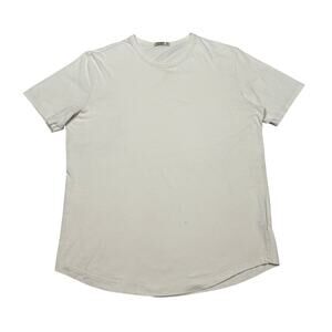 Buck Mason Curved Hem Short Sleeve T Shirt Men's Medium Tall Quiet Luxury